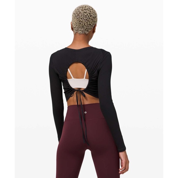 Lululemon “LA Open Back-Tie Long Sleeve” - Picture 3 of 8